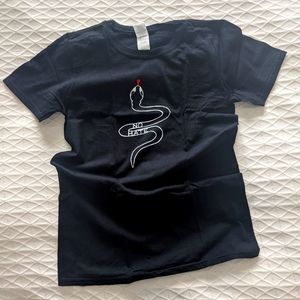 "No Hate" black cotton t-shirt